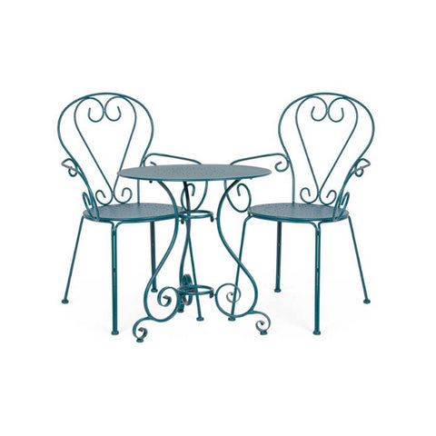 Etienne Ocean set table Ø70 + 2 chairs