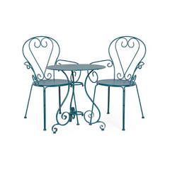 Conjunto Etienne Ocean mesa Ø70 + 2 sillas