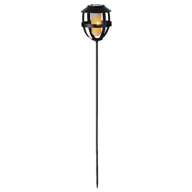 Torcha solar efecto llama, alto 80 cm