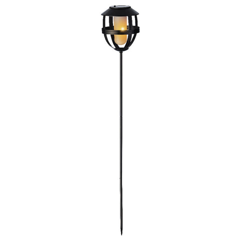 Solar torch with flame effect, height 80 cm