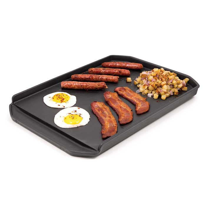 Plancha hierro fundido borde alto