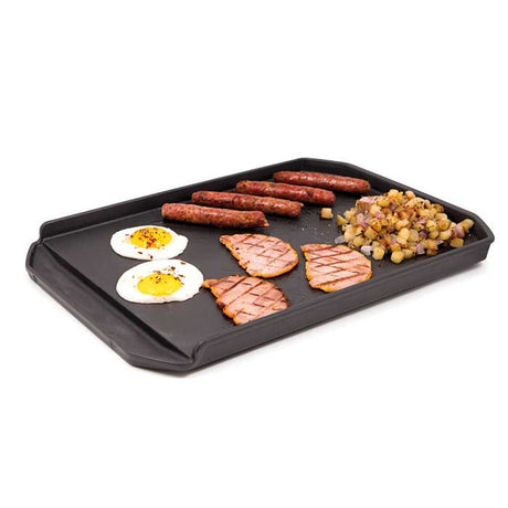 Plancha hierro fundido borde alto