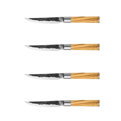Cuchillos para bistec Forged Olive - juego de 4