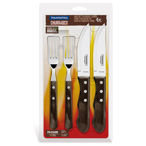 Tramontina 4-piece barbecue set