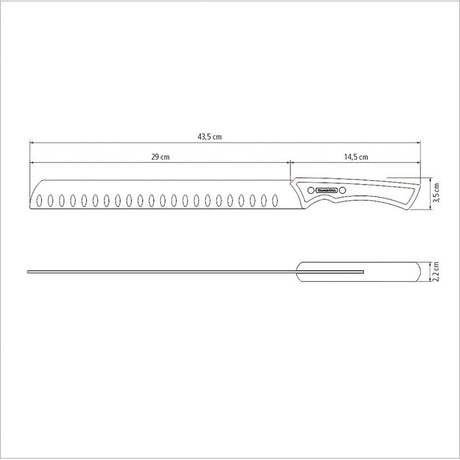 Cuchillo Slicer/rebanar