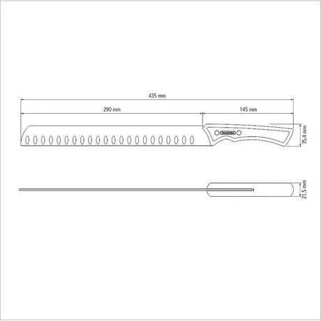 Cuchillo Slicer/rebanar