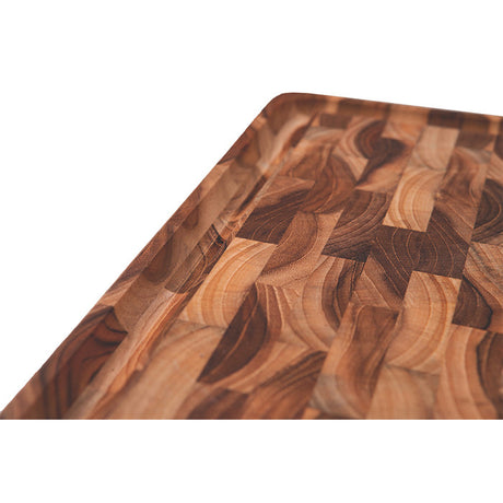 Tabla End Grain 45X34X3 Teca aceite