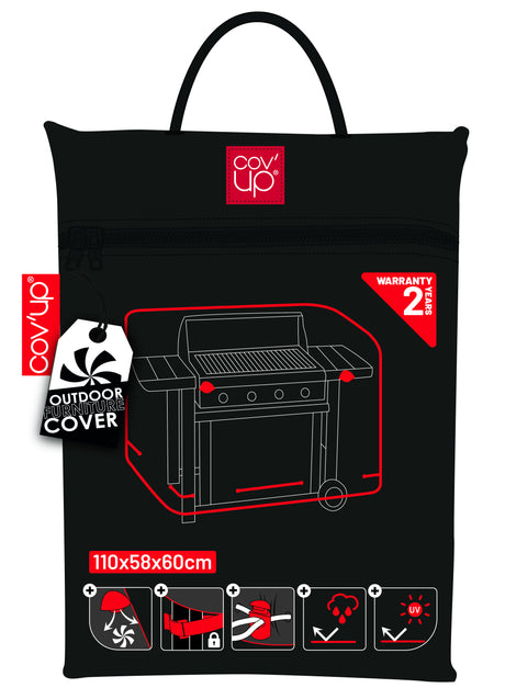Funda para barbacoa  L 110 x 58 x 60 cm