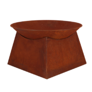 Brasero Oxidado redondo