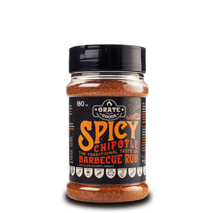 Sazonador BBQ Grate Goods Chipotle picante 180 g