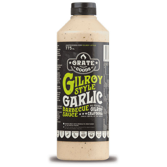 Salsa BBQ Grate Goods Gilroy Style Garlic 775 ml