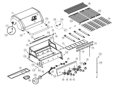 BURNER ASSY MAIN SINGLE TUBE