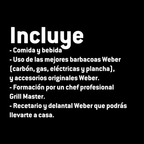 Curso Weber Grill Academy MAESTROS DEL MAR N.2 - DOMINGO 31 DE AGOSTO