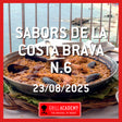 Curso Weber Grill Academy SABORS DE LA COSTA BRAVA  N.6 - SÁBADO 23 DE AGOSTO