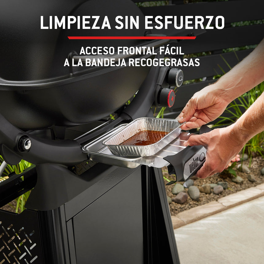 Churrasqueira a gás Weber Q 3200N+ com carrinho premium