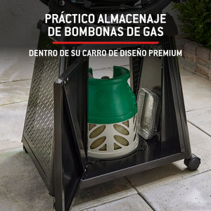 Churrasqueira a gás Weber Q 3200N+ com carrinho premium