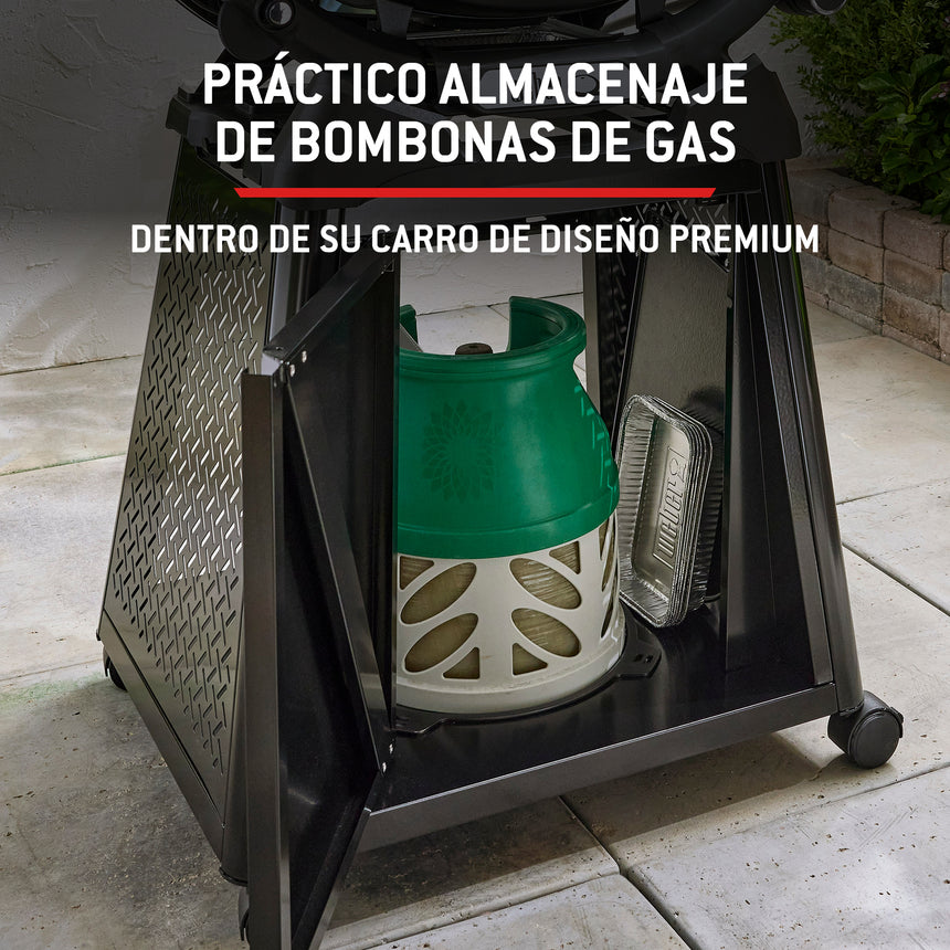 Churrasqueira a gás Weber Q 3200N+ com carrinho premium