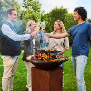 Barbacoa Ofyr Ø75 Corten