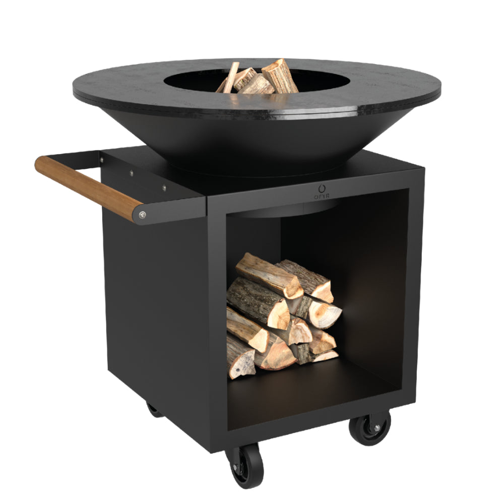 Barbacoa de leña OFYR Classic Storage Black 100 PRO