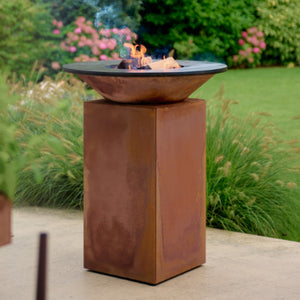 Barbacoa Ofyr Ø75 Corten