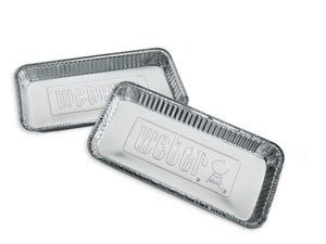 Bandejas de aluminio extragrandes 37 x 16 cm para barbacoas - set 5 unidades