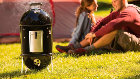 Ahumador Weber® Smokey Mountain Cooker Ø 37 cm Black + FUNDA PREMIUM