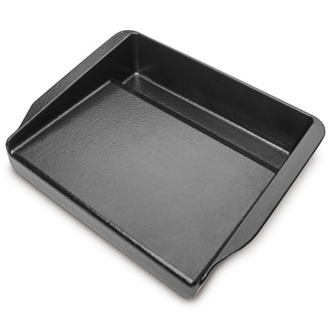Plancha Weber pequeña de hierro colado vitrificado 25 x 32 cm