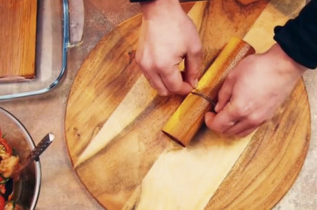 Wraps de madera de cedro rojo Weber