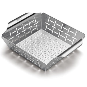 Cesta pequeña de acero inoxidable para hortalizas Weber®  19 x 24 x 5 cm
