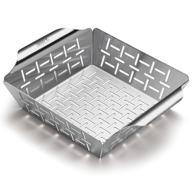 Cesta pequeña de acero inoxidable para hortalizas Weber®  19 x 24 x 5 cm