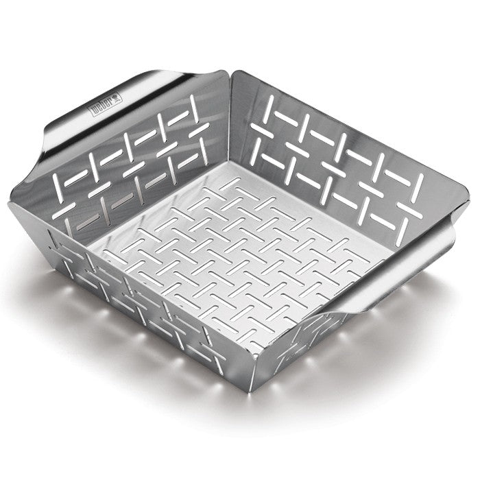 Cesta pequeña de acero inoxidable para hortalizas Weber®  19 x 24 x 5 cm