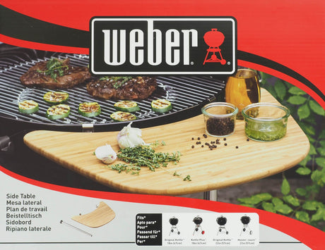 Mesa lateral Weber® para barbacoas de carbón