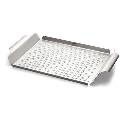 Plato de cocción de acero inoxidable Weber® 30 x 44 x 3.5
