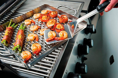 Bandeja plana de acero inoxidable Broil King® 39 x 33  x 4 cm