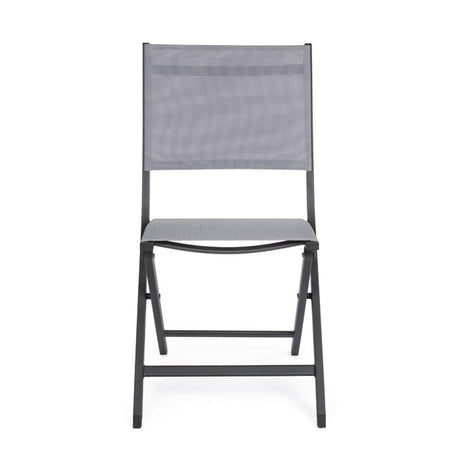 Silla plegable Elin, color antracita