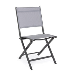 Silla plegable Elin, color antracita