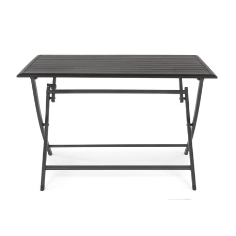 Mesa plegable Elin 110x70, color antracita