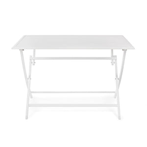 Mesa plegable Elin 110x70, color blanco