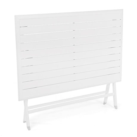 Mesa plegable Elin 110x70, color blanco