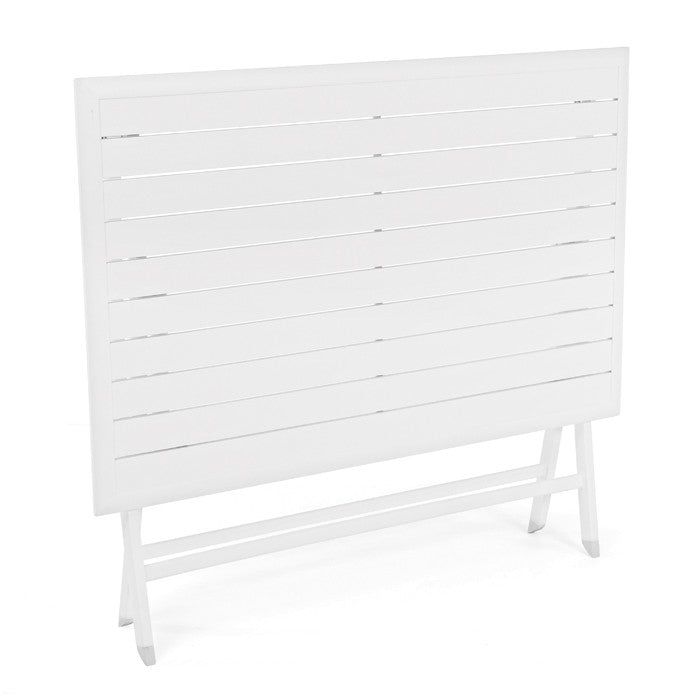 Mesa plegable Elin 110x70, color blanco
