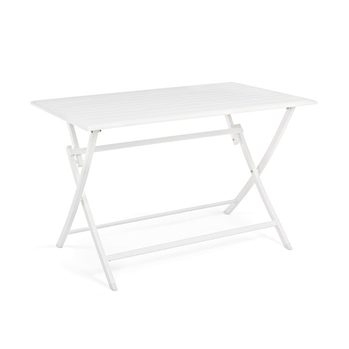 Mesa plegable Elin 110x70, color blanco