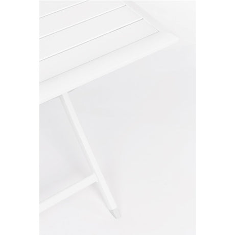 Mesa plegable Elin 70x70, color blanco
