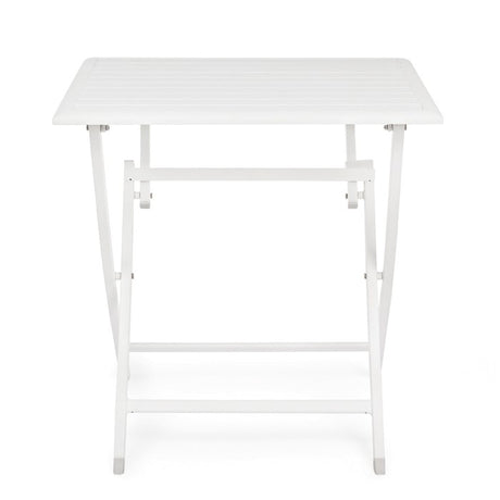 Mesa plegable Elin 70x70, color blanco