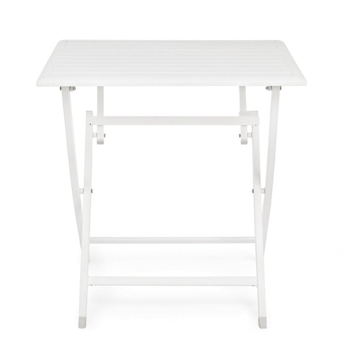 Mesa plegable Elin 70x70, color blanco