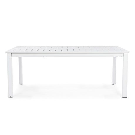 Mesa extensible Konnor 200-300x110, color blanco