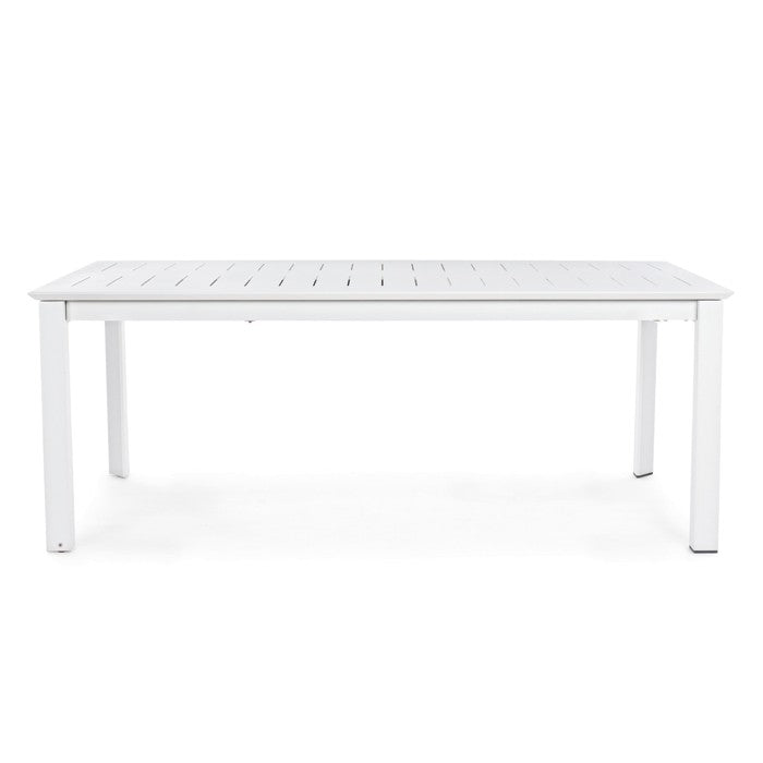 Mesa extensible Konnor 200-300x110, color blanco