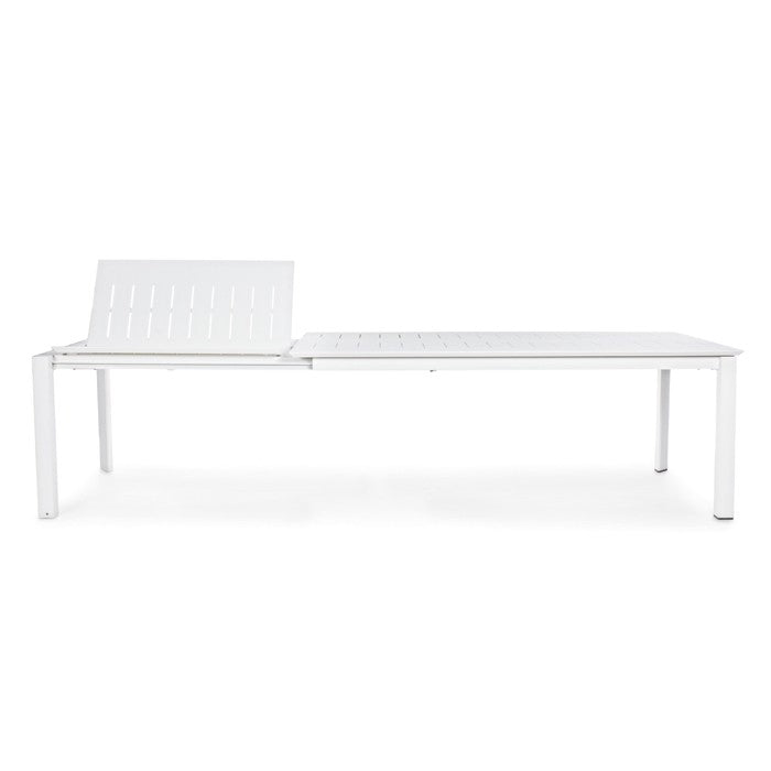 Mesa extensible Konnor 200-300x110, color blanco