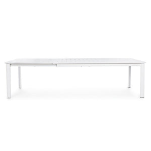 Mesa extensible Konnor 200-300x110, color blanco