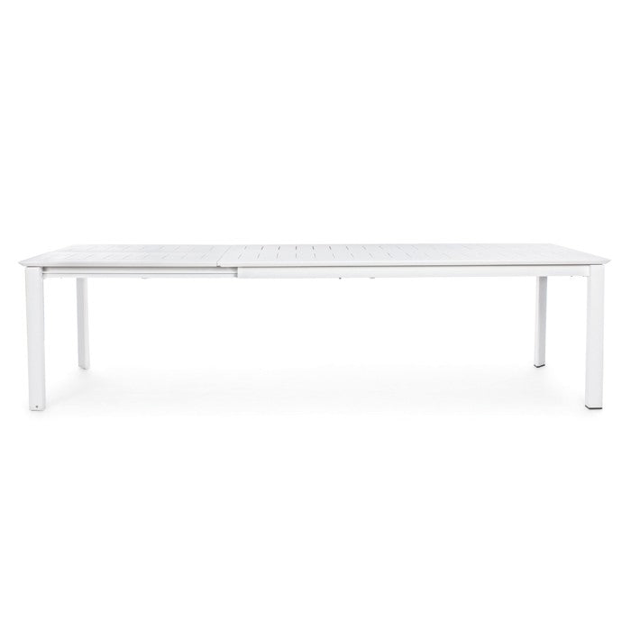 Mesa extensible Konnor 200-300x110, color blanco