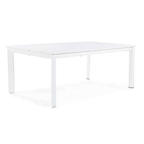 Mesa extensible Konnor 200-300x110, color blanco